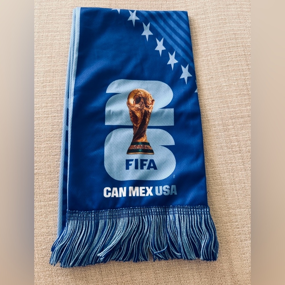 NEW FIFA World Cup Blue Fan Spectator Scarf